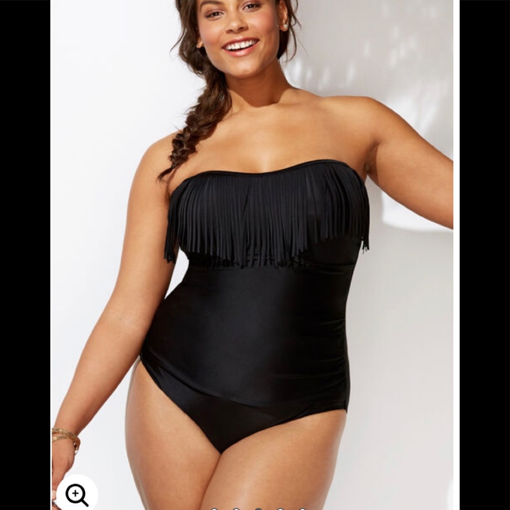 Fringe bathing suit